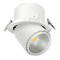 Zapustené okrúhle stropné COB LED svietidlo 35W výklopné