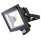 cierny led reflektor 20w s pohybovym senzorom