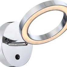 chromova nastenna lampa 9w