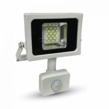 biely smd led reflektor 10w s pohybovym senzorom