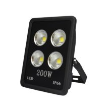 cob led reflektor 200w cierny