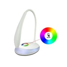biela nabijatelna stolna led lampa