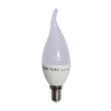 mliecna led sviecka e14 6w plamen