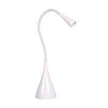 biela dizajnova stmievatelna stolna led lampa 4,9w
