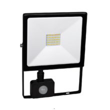 cierny smd led reflektor s pohybovym senzorom 30w