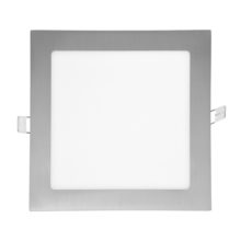chromovy hranaty zapusteny panel 18w
