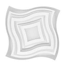 dizajnove stropne led svietidlo duo 130w cct