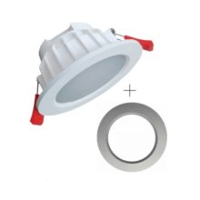 stmievatelne zapustene led svietidlo ip44 20 10w cct s volitelnou farbou ramika