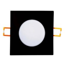 cierne zapustené hranate led svietidlo ip65 20 5w