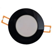cierne zapustene okruhle led svietidlo ip65 20 5w 2