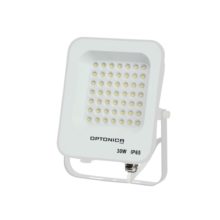 biely led reflektor 30w 90d optonica