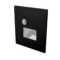 cierne hranate orientacne led svietidlo do kp68 s pir senzorom 15w cct