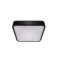 cierne hranate dizajnove stropne led svietidlo totem 30cm 16w
