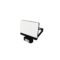 15w cierny led reflektor ip65 bryza s pohybovym senzorom