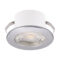 strieborne okruhle zapustene mini led svietidlo fin ip44 3w