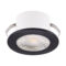 cierne okruhle zapustene mini led svietidlo fin ip44 3w