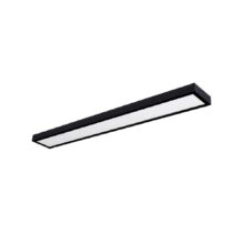 cierny hranaty prisadeny slim led panel pilo 124x15cm 36w