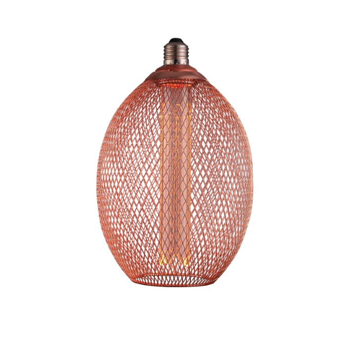 dekorativna led filament ziarovka e27 2,5w iron net ii medena