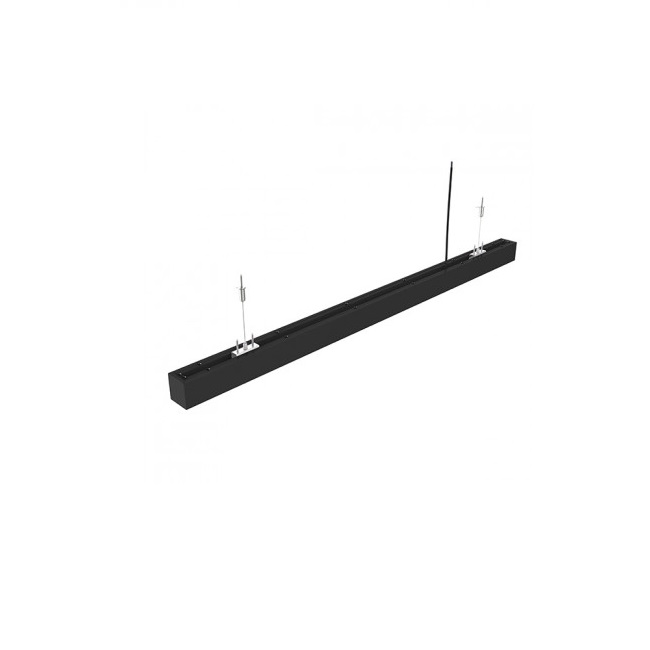 Čierne lineárne LED svietidlo EASY 120cm 40W