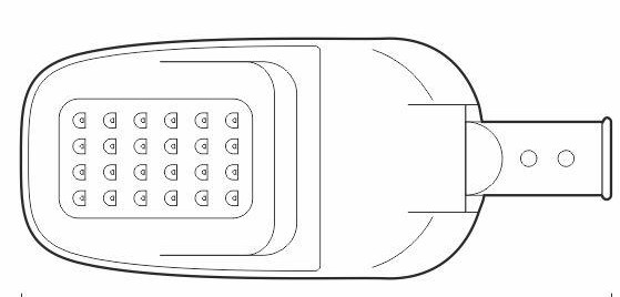 LED pouličné svietidlo s kĺbom IP66 Lumitron 50W 7600lm – Obrázok 2